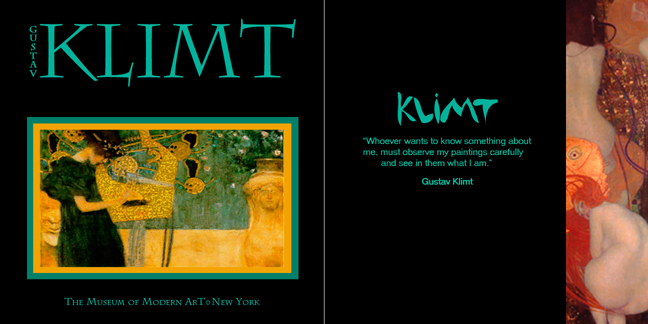 Gustav Klimt Foldout cover